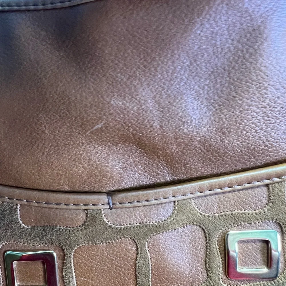 Christian Dior 61  Caramel Color Hobo with 2 Charms